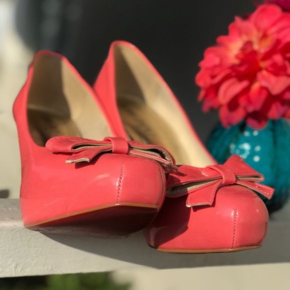 Luciana Gimenez Square Toe Red Bottom Platforms - image 4